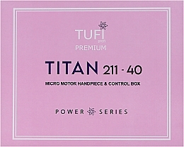 Frez TITAN 211-40, biały - Tufi Profi Premium — Zdjęcie N2