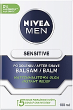 Zestaw - NIVEA MEN Sensitive Elegance (foam/200ml + af/sh/balm/100ml + deo/50ml + cr/75ml + bag) — Zdjęcie N11