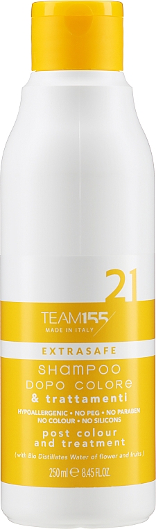 Szampon do włosów farbowanych - Team 155 ExtraSafe 21 Shampoo — Zdjęcie N1