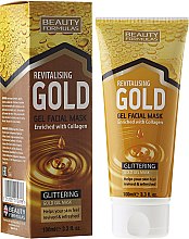 Kup Rewitalizująca złota maseczka do twarzy z kolagenem - Beauty Formulas Revitalising Glittering Gold Gel Facial Mask