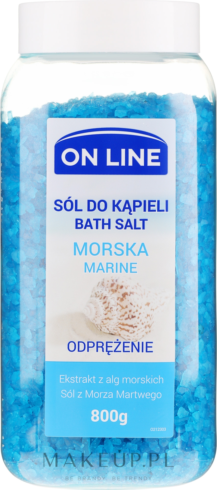 Sól do kąpieli Morska - On Line — Zdjęcie 800 g