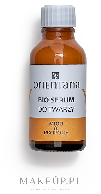 Bioserum do twarzy Miód i propolis - Orientana — фото 30 ml