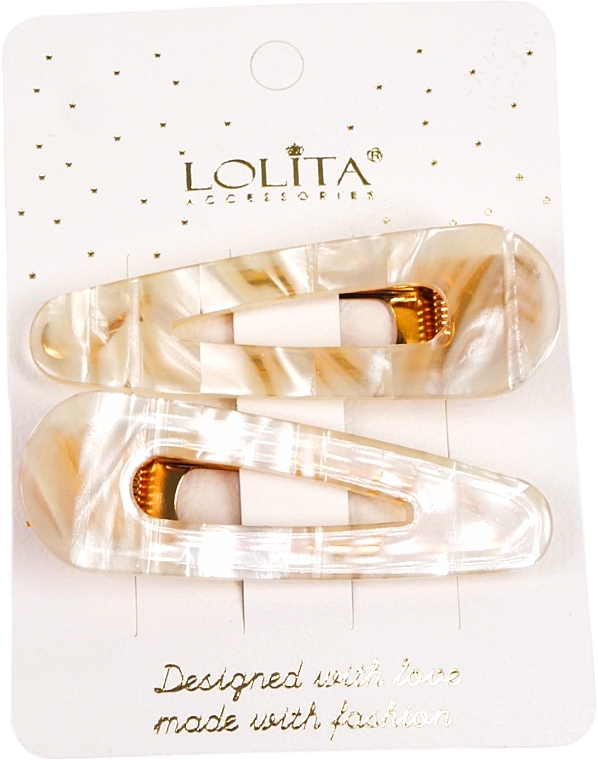 Spinki do włosów z połyskiem - Lolita Accessories  — Zdjęcie N1