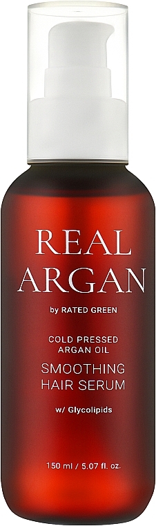 Serum do włosów z olejem arganowym - Rated Green Real Argan Smoothing Hair Serum — Zdjęcie N1
