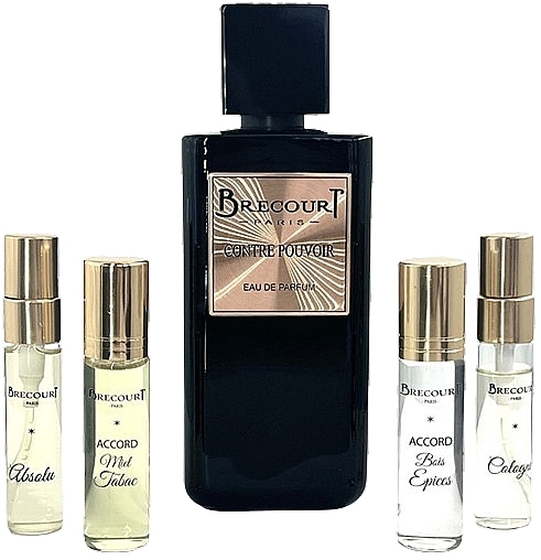 Brecourt Contre Pouvoir - Zestaw (edp/100ml + edp/2x7ml + edp/2x5ml) — Zdjęcie N1