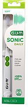 Soniczna szczoteczka do zębów, miękka, biała - G.U.M Sonic Daily — Zdjęcie N1