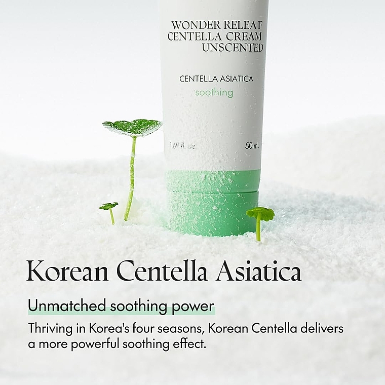 Krem kojący z wąkrotką azjatycką bez olejków eterycznych - Purito Seoul Wonder Releaf Centella Cream Unscented — Zdjęcie N5