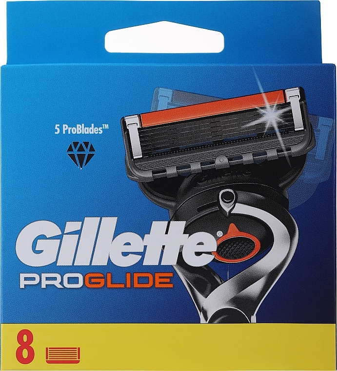 Wymienne wkłady do maszynki do golenia, 8 szt. - Gillette Fusion ProGlide — Zdjęcie N1