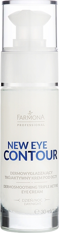 Dermowygładzajacy trójaktywny krem pod oczy - Farmona Professional Eye Contour — Zdjęcie N1