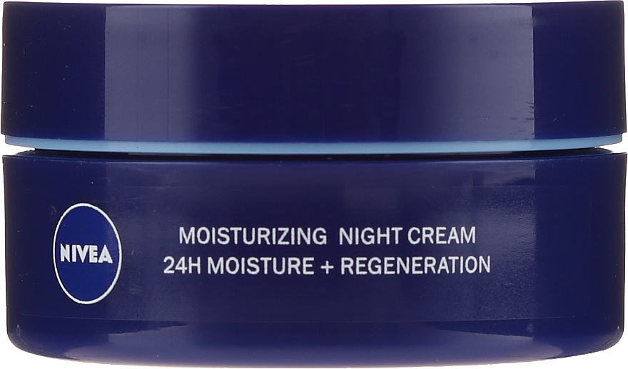 Nawilżający krem regenerujący do twarzy na noc - NIVEA Moisturizing Night Cream Vitamin E For Normal Skin — Zdjęcie N3