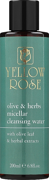 Woda micelarna z oliwą i ziołowymi ekstraktami - Yellow Rose Olive & Herbs Micellar Cleansing Water — Zdjęcie N1