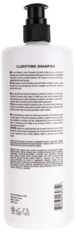 Szampon głęboko czyszczający - Organic Keragen Clarifying Shampoo — Zdjęcie N2