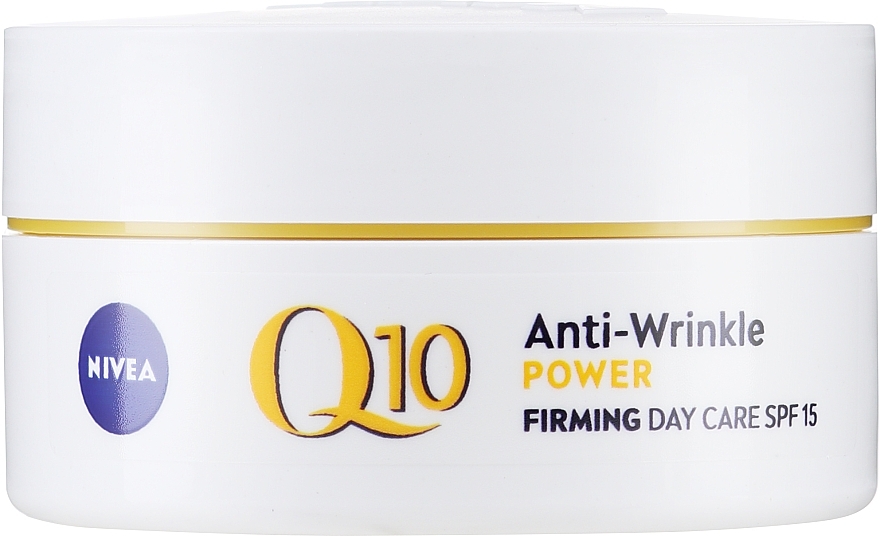 Odżywczy krem na dzień przeciw zmarszczkom - NIVEA Q10 Power Anti-Wrinkle + Firming Normal Skin Cream — Zdjęcie N1