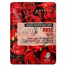 Kup Maska w płachcie do twarzy z ekstraktem z róży - Orjena Natural Moisture Mask Sheet Rose