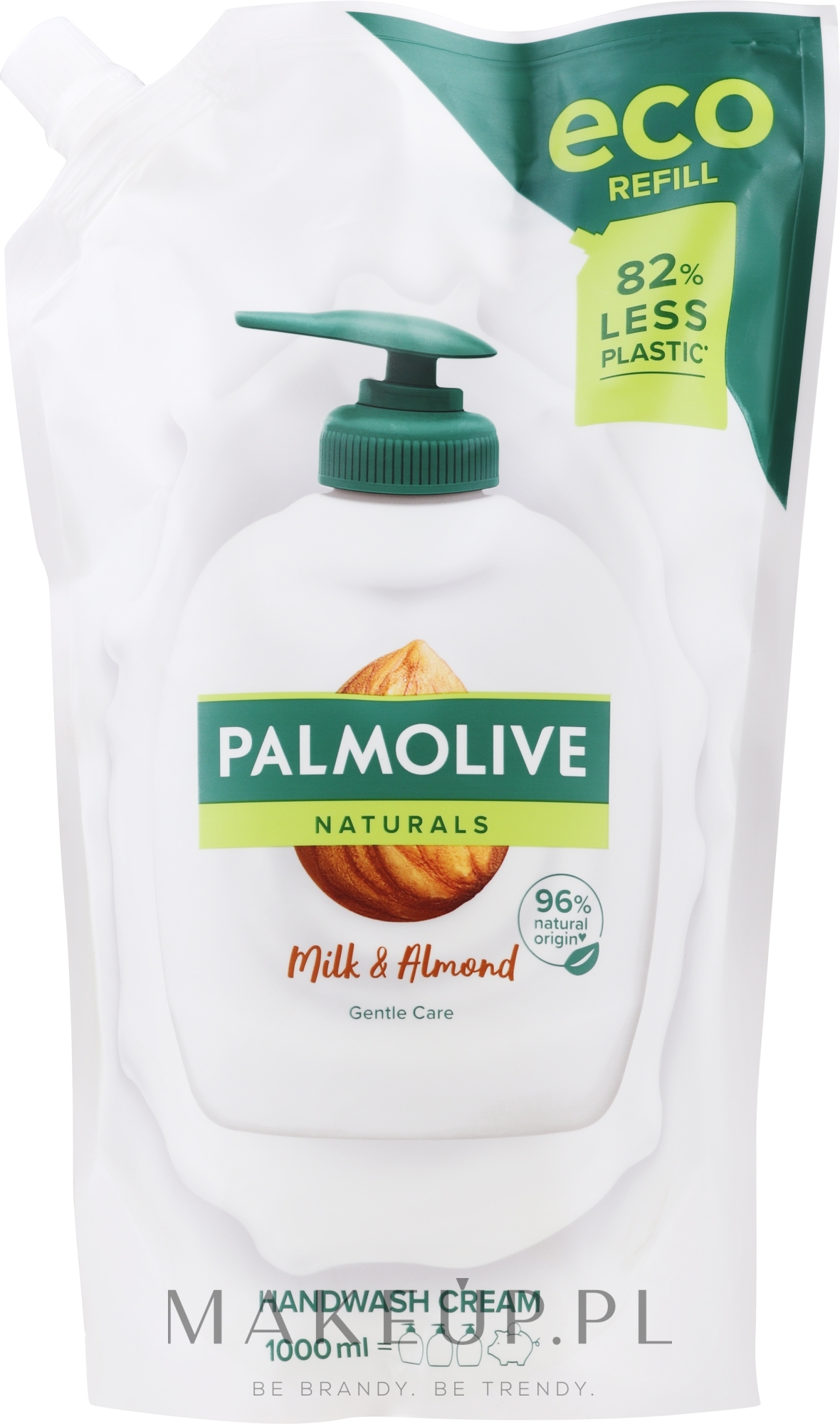 Kremowe mydło w płynie do rąk Mleko i Migdał zapas 1l - Palmolive Naturals Milk & Almond  — Zdjęcie 1000 ml