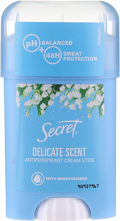 Kremowy antyperspirant w sztyfcie - Secret Platinum Power Delicate Antiperspirant Deodorant