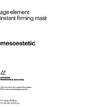 Kup PRZECENA! Zestaw - Mesoestetic Age Element Firming (mask gel/5x25g + mask powder/5x110ml) *