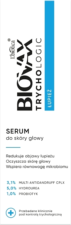 Serum przeciwłupieżowe do skóry głowy - L'biotica Biovax Trychologic Serum — Zdjęcie N1