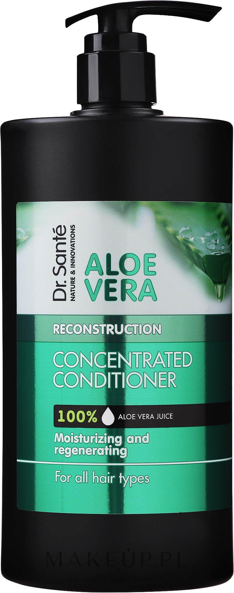 Odbudowujący balsam-koncentrat nawilżający do włosów - Dr Sante Aloe Vera Reconstruction Concentrated Conditioner — Zdjęcie 1000 ml