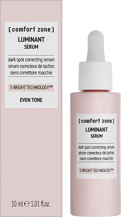 Rozjaśniające serum do twarzy przeciw pigmentacji - Comfort Zone Luminant Serum — Zdjęcie N2
