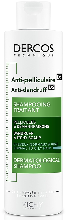 PRZECENA! Przeciwłupieżowy szampon z dwusiarczkiem selenu do włosów normalnych i przetłuszczających się - Vichy Dercos Anti-Pelliculaire Anti-Dandruff Shampooing * — Zdjęcie N1
