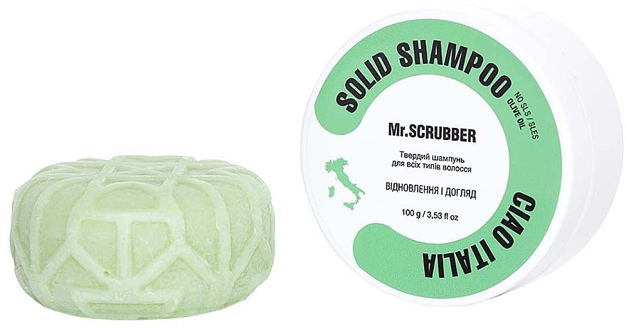 Szampon w kostce Zdrowie i opieka - Mr.Scrubber Solid Shampoo Bar — Zdjęcie N1