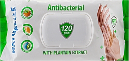 Kup Nawilżane chusteczki antybakteryjne, 120 szt. - Naturelle Antibacterial With Plantain Extract Wet Wipes