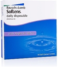 PRZECENA! Jednodniowe soczewki kontaktowe, promień krzywizny 8,6 mm, 90 szt. - Bausch & Lomb SofLens Daily Disposable * — Zdjęcie N1