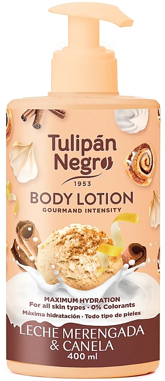 Lotion do ciała - Tulipan Negro Merengada Milk & Cinnamon Body Lotion — Zdjęcie N1