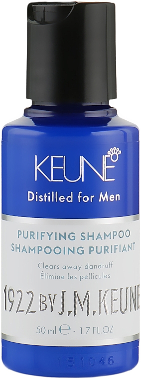 Oczyszczający szampon dla mężczyzn - Keune 1922 Purifying Shampoo Distilled For Men Travel Size — Zdjęcie N1
