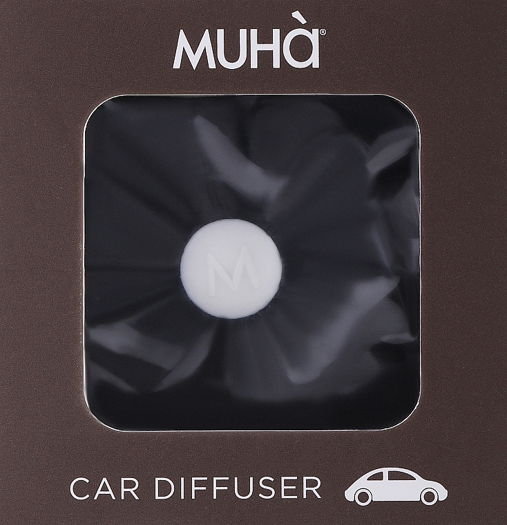 Odświeżacz powietrza do samochodu - Muha Car Flower Nero Legni & The' — Zdjęcie N2