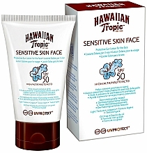 Kup Balsam do opalania dla wrażliwej skóry SPF 50 - Hawaiian Tropic Sensitive Skin Face Lotion SPF50