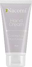 Kokosowy krem do rąk Intensywne nawilżenie - Nacomi Moisturizing Hand Cream — Zdjęcie N1