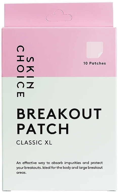 Hydrokoloidowe plastry na trądzik, duże - SkinChoice Breakout Patch Classic XL — Zdjęcie N1