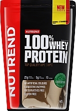 Białko Banan i truskawka - Nutrend 100% Whey Protein Banana + Strawberry — Zdjęcie N1