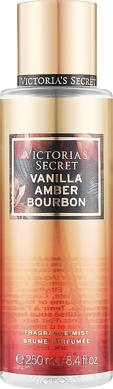 Perfumowana mgiełka do ciała - Victoria's Secret Vanilla Amber Bourbon Fragrance Mist — Zdjęcie N1