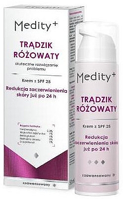 Krem do twarzy na dzień dla skóry z trądzikiem różowatym - AVA Laboratorium Medity+ Day Cream SPF25 — Zdjęcie N1