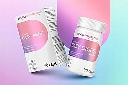 Probiotyczny suplement diety Easy Digest, w kapsułkach - Allnutrition Probiotic LAB2PRO — Zdjęcie N2