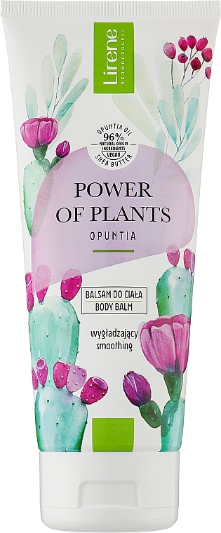 Wygładzający balsam do ciała - Lirene Power Of Plants Opuncja Body Lotion — Zdjęcie N1