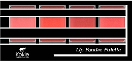 Paleta szminek - Kokie Professional Lip Poudre Lip Palette — Zdjęcie N1