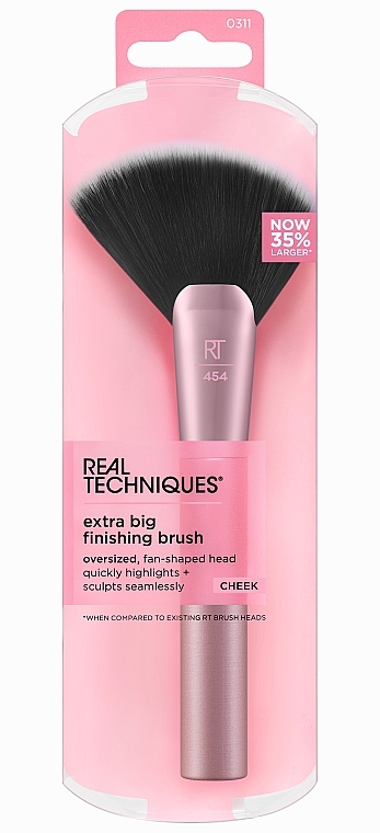 Pędzel do konturowania, 454 - Real Techniques Contour Brush Extra Big Finishing Brush — Zdjęcie N1