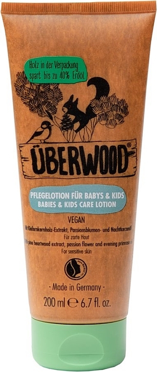 Balsam do ciała dla dzieci	 - Uberwood Babys & Kids Care Lotion — Zdjęcie N1