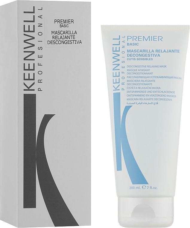 Relaksująca maska łagodząca do skóry wrażliwej - Keenwell Premier Basic Profesional Relaxing Mask For Sensitive Skin — Zdjęcie N2