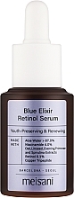 Serum przeciwstarzeniowe do twarzy z retinolem - Meisani Blue Elixir Retinol Serum — Zdjęcie N1