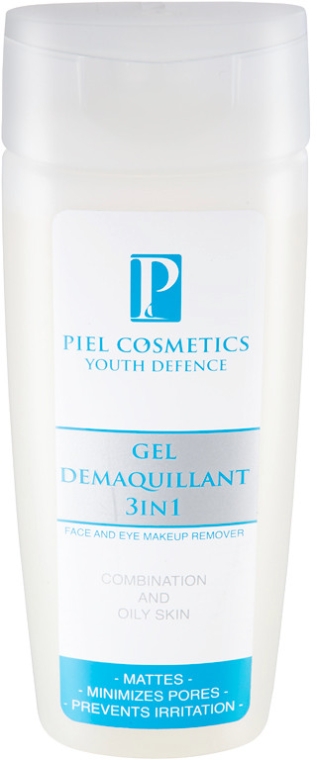 Żel ze świetlikiem do demakijażu zmęczonych oczu - Piel cosmetics Youth Defense Gel Face and Eye Makeup Remover — Zdjęcie N1