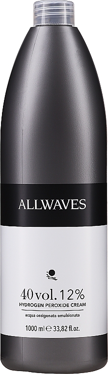 Kremowy oksydant 12% - Allwaves Cream Hydrogen Peroxide — Zdjęcie N3