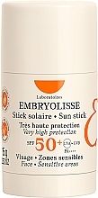 Krem przeciwsłoneczny do twarzy w sztyfcie - Embryolisse Laboratories Sun Stick SPF 50  — Zdjęcie N1