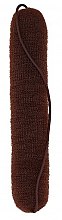 Kup Wałek do włosów, brązowy, 230 mm - Lussoni Hair Bun Roll Brown