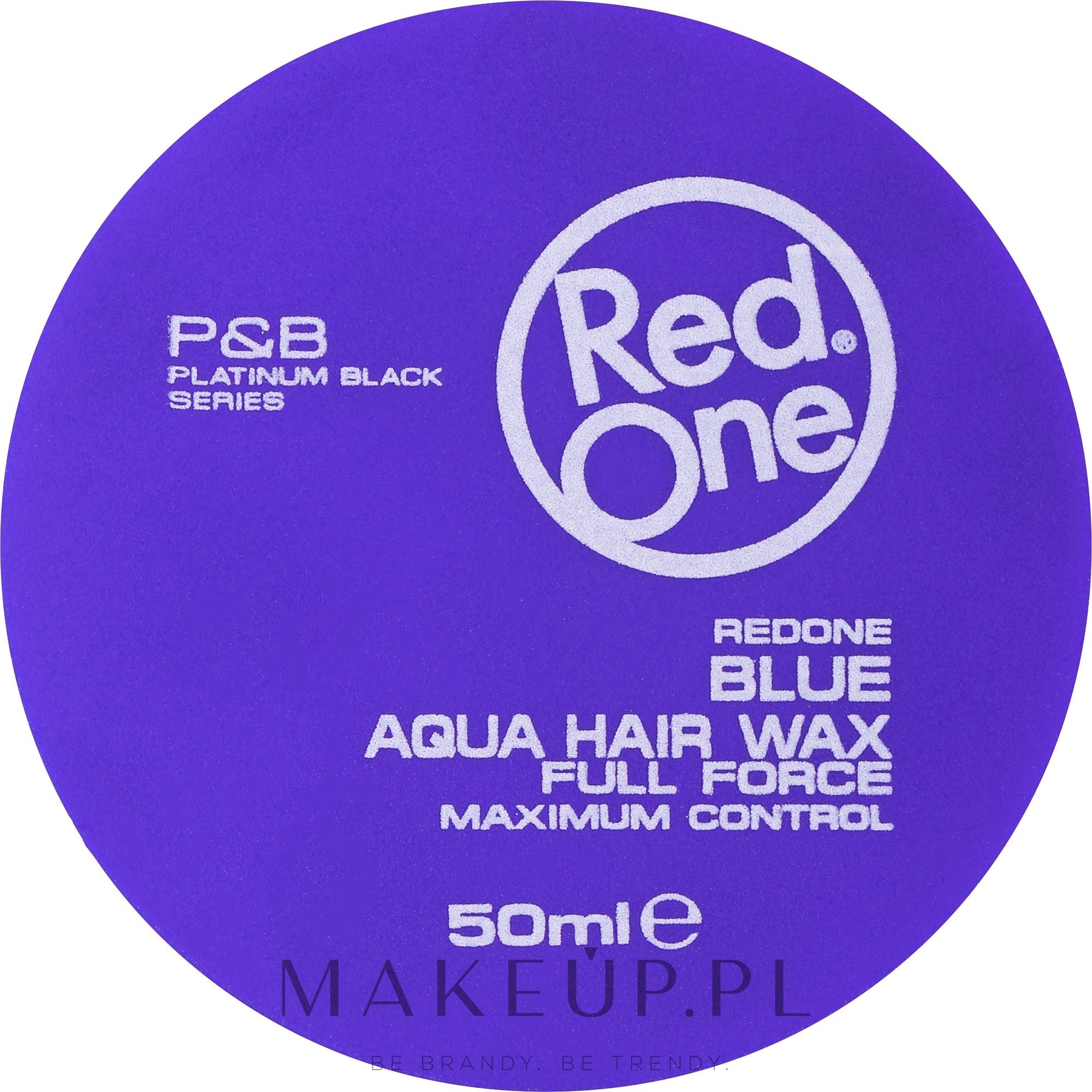 Aqua wosk do ultra mocnego utrwalenia włosów - RedOne Aqua Hair Wax Blue — Zdjęcie 50 ml