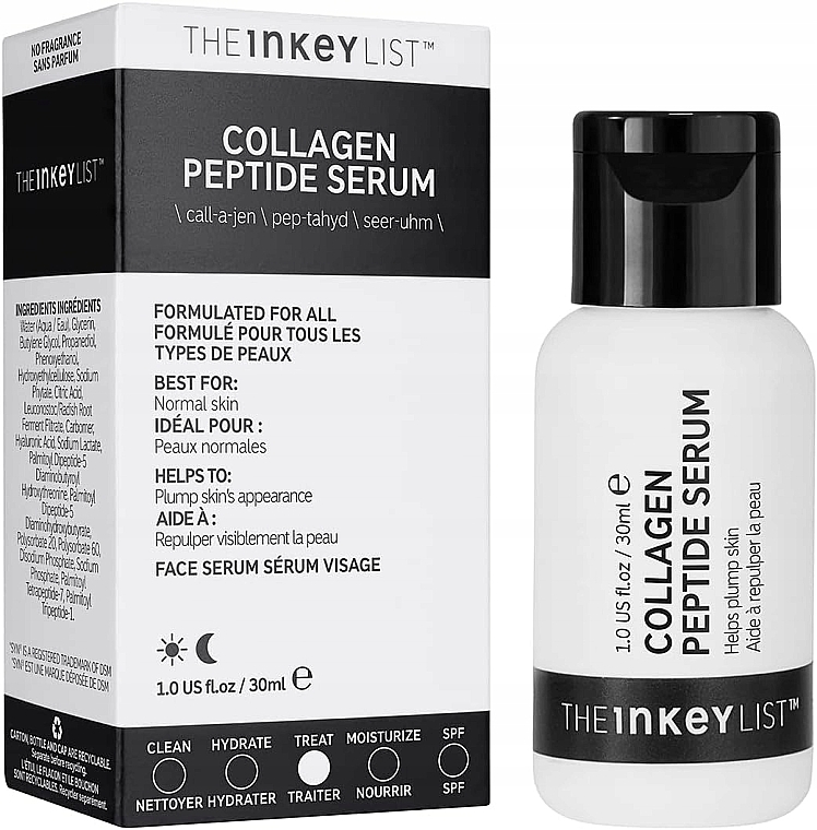 Serum kolagenowe z peptydami - The Inkey List Collagen Peptide Serum — Zdjęcie N2